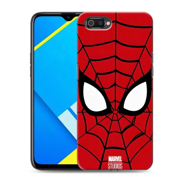 Силиконовый противоударный чехол на Realme C2 с принтом человек паук spiderman