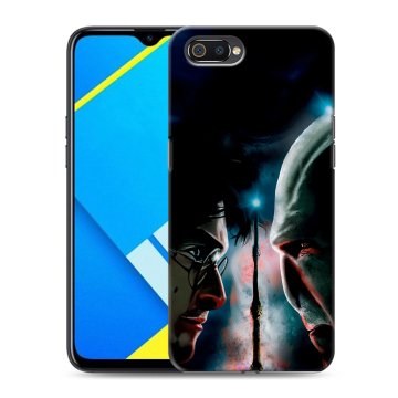 Силиконовый противоударный чехол на Realme C2 с принтом Гарри Поттер Harry Potter Силиконовый противоударный чехол на Realme C2 с принтом Гарри Поттер Harry Potter