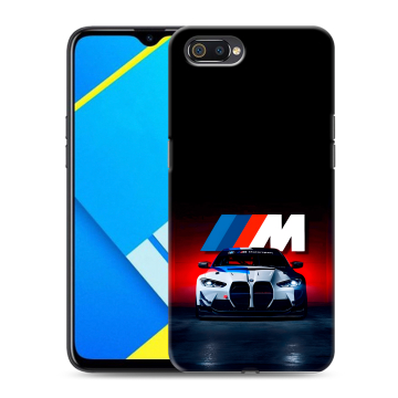 Силиконовый противоударный чехол на Realme C2 с принтом БМВ BMW