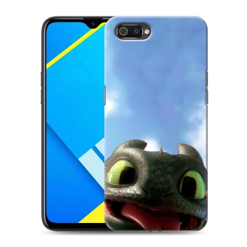 Силиконовый противоударный чехол на Realme C2 с принтом Как приручить дракона Силиконовый противоударный чехол на Realme C2 с принтом Как приручить дракона