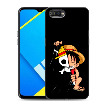 Силиконовый противоударный чехол на Realme C2 с принтом One Piece Ван Пис Силиконовый противоударный чехол на Realme C2 с принтом One Piece Ван Пис