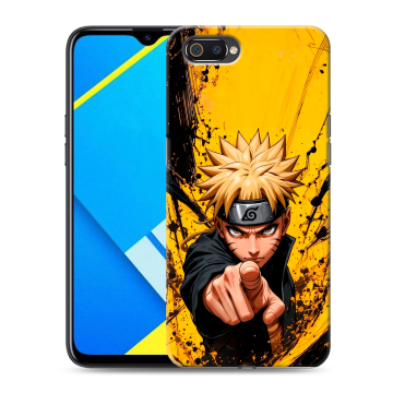 Силиконовый противоударный чехол на Realme C2 с принтом Naruto Наруто Силиконовый противоударный чехол на Realme C2 с принтом Naruto Наруто