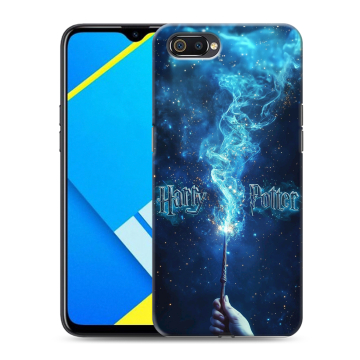 Силиконовый противоударный чехол на Realme C2 с принтом Harry Potter Гарри Поттер Силиконовый противоударный чехол на Realme C2 с принтом Harry Potter Гарри Поттер