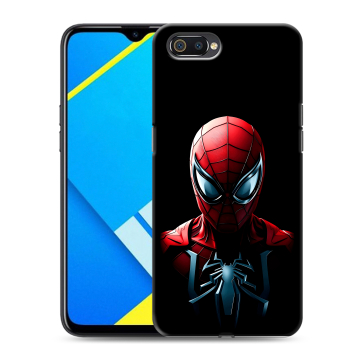 Силиконовый противоударный чехол на Realme C2 с принтом Spiderman Человек паук Силиконовый противоударный чехол на Realme C2 с принтом Spiderman Человек паук