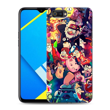 Силиконовый противоударный чехол на Realme C2 с принтом Gravity Falls Гравити Фолз Силиконовый противоударный чехол на Realme C2 с принтом Gravity Falls Гравити Фолз