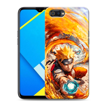 Силиконовый противоударный чехол на Realme C2 с принтом Аниме Наруто Naruto Силиконовый противоударный чехол на Realme C2 с принтом Аниме Наруто Naruto