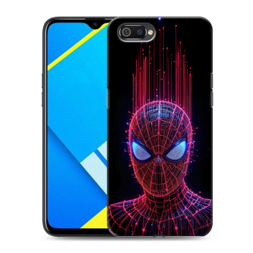 Силиконовый противоударный чехол на Realme C2 с принтом Spiderman Человек паук Силиконовый противоударный чехол на Realme C2 с принтом Spiderman Человек паук