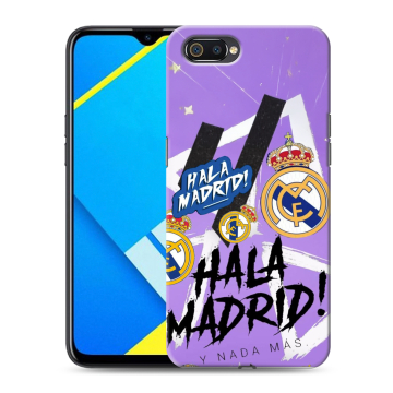 Силиконовый противоударный чехол на Realme C2 с принтом Real Madrid Реал Мадрид Силиконовый противоударный чехол на Realme C2 с принтом Real Madrid Реал Мадрид