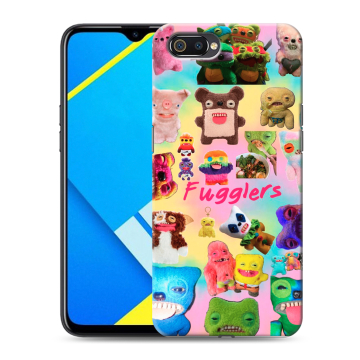 Силиконовый противоударный чехол на Realme C2 с принтом Флагер Fuggler Силиконовый противоударный чехол на Realme C2 с принтом Флагер Fuggler