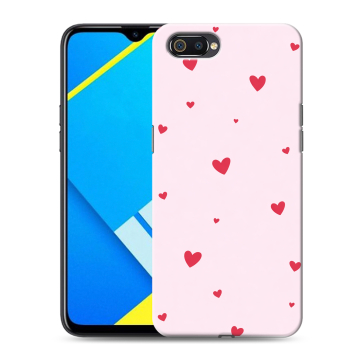 Силиконовый противоударный чехол на Realme C2 с принтом для девочек Силиконовый противоударный чехол на Realme C2 с принтом для девочек