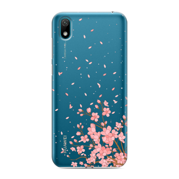 Силиконовый чехол на Huawei Y5 (2019) с принтом Ветка сакуры Силиконовый чехол на Huawei Y5 (2019) с принтом Ветка сакуры
