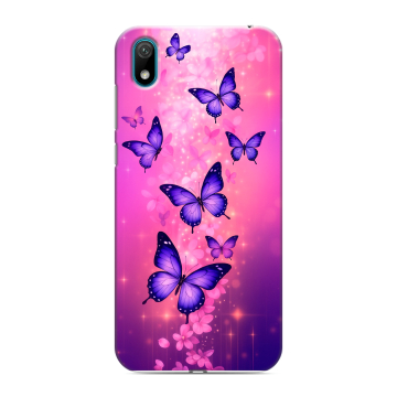 Силиконовый чехол на Huawei Y5 (2019) с принтом Бабочки Силиконовый чехол на Huawei Y5 (2019) с принтом Бабочки