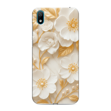 Силиконовый чехол на Huawei Y5 (2019) с принтом Цветы Силиконовый чехол на Huawei Y5 (2019) с принтом Цветы