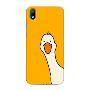 Силиконовый чехол на Huawei Y5 (2019) с принтом Утка Силиконовый чехол на Huawei Y5 (2019) с принтом Утка