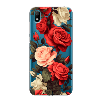 Силиконовый чехол на Huawei Y5 (2019) с принтом Розы Силиконовый чехол на Huawei Y5 (2019) с принтом Розы