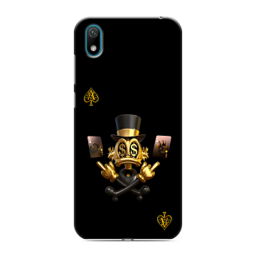 Силиконовый чехол на Huawei Y5 (2019) с принтом Золотой скрудж макдак Силиконовый чехол на Huawei Y5 (2019) с принтом Золотой скрудж макдак