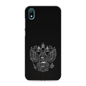 Силиконовый чехол на Huawei Y5 (2019) с принтом Герб России Силиконовый чехол на Huawei Y5 (2019) с принтом Герб России