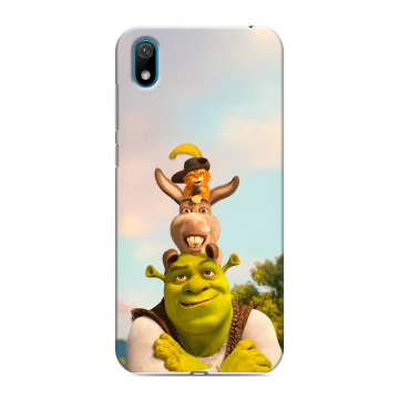 Силиконовый чехол на Huawei Y5 (2019) с принтом Шрек Shrek