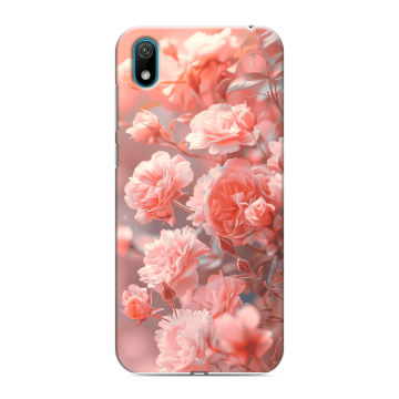 Силиконовый чехол на Huawei Y5 (2019) с принтом Розы цветы Силиконовый чехол на Huawei Y5 (2019) с принтом Розы цветы