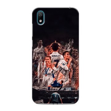 Силиконовый чехол на Huawei Y5 (2019) с принтом Реал Роналдо Real Ronaldo Силиконовый чехол на Huawei Y5 (2019) с принтом Реал Роналдо Real Ronaldo