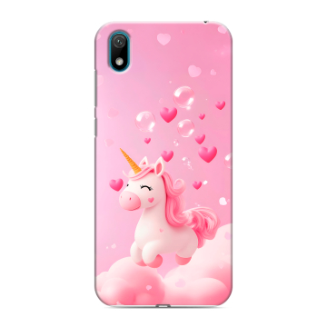 Силиконовый чехол на Huawei Y5 (2019) с принтом Единорог Силиконовый чехол на Huawei Y5 (2019) с принтом Единорог