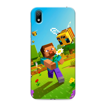 Силиконовый чехол на Huawei Y5 (2019) с принтом Майнкрафт Minecraft Силиконовый чехол на Huawei Y5 (2019) с принтом Майнкрафт Minecraft