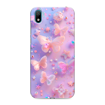 Силиконовый чехол на Huawei Y5 (2019) с принтом Бабочки Силиконовый чехол на Huawei Y5 (2019) с принтом Бабочки