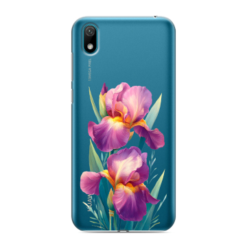 Силиконовый чехол на Huawei Y5 (2019) с принтом Цветы орхидеи