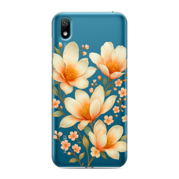 Силиконовый чехол на Huawei Y5 (2019) с принтом Цветы