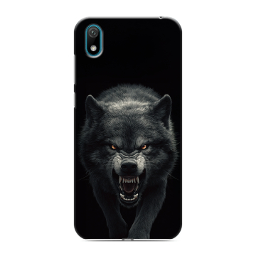Силиконовый чехол на Huawei Y5 (2019) с принтом Волк Силиконовый чехол на Huawei Y5 (2019) с принтом Волк