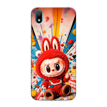 Силиконовый чехол на Huawei Y5 (2019) с принтом Labubu Лабубу Силиконовый чехол на Huawei Y5 (2019) с принтом Labubu Лабубу