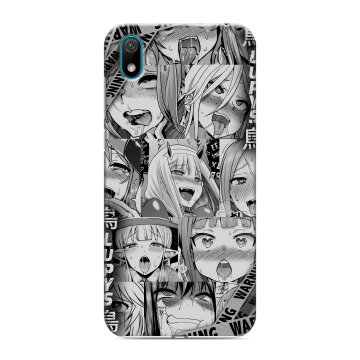 Силиконовый чехол на Huawei Y5 (2019) с принтом Ahegao Ахегао Аниме