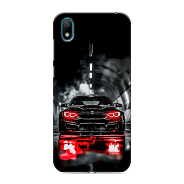 Силиконовый чехол на Huawei Y5 (2019) с принтом BMW БМВ Силиконовый чехол на Huawei Y5 (2019) с принтом BMW БМВ