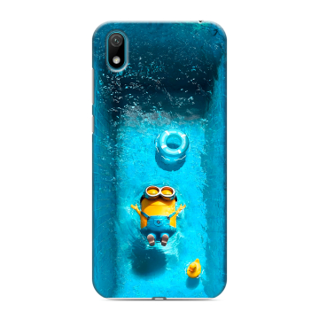 Силиконовый чехол на Huawei Y5 (2019) с принтом Миньоны Силиконовый чехол на Huawei Y5 (2019) с принтом Миньоны