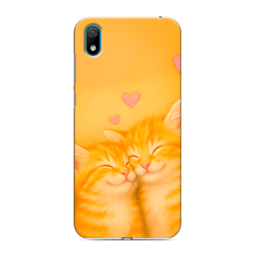 Силиконовый чехол на Huawei Y5 (2019) с принтом Милые котята Силиконовый чехол на Huawei Y5 (2019) с принтом Милые котята