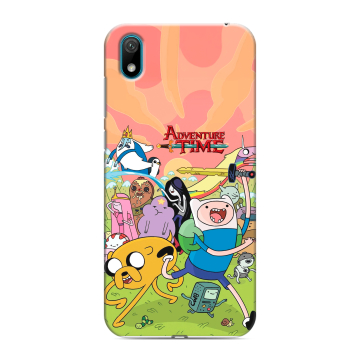 Силиконовый чехол на Huawei Y5 (2019) с принтом Adventure time Время приключений