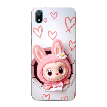 Силиконовый чехол на Huawei Y5 (2019) с принтом Labubu Лабубу Силиконовый чехол на Huawei Y5 (2019) с принтом Labubu Лабубу