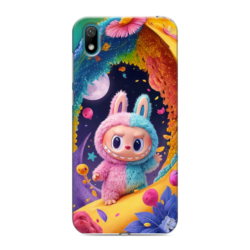 Силиконовый чехол на Huawei Y5 (2019) с принтом Labubu Лабубу Силиконовый чехол на Huawei Y5 (2019) с принтом Labubu Лабубу