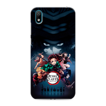 Силиконовый чехол на Huawei Y5 (2019) с принтом Demon Slayer Клинок рассекающий демонов Силиконовый чехол на Huawei Y5 (2019) с принтом Demon Slayer Клинок рассекающий демонов