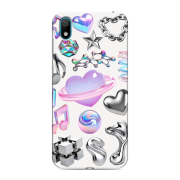 Силиконовый чехол на Huawei Y5 (2019) с принтом Y2K Силиконовый чехол на Huawei Y5 (2019) с принтом Y2K