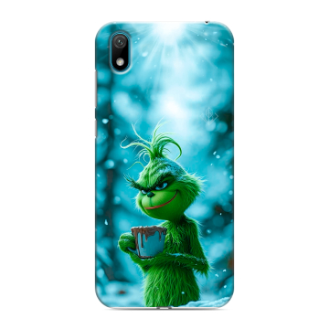 Силиконовый чехол на Huawei Y5 (2019) с принтом Новый год гринч