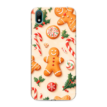 Силиконовый чехол на Huawei Y5 (2019) с принтом Новый год