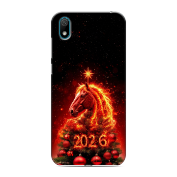 Силиконовый чехол на Huawei Y5 (2019) с принтом Новый год