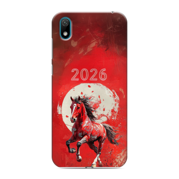 Силиконовый чехол на Huawei Y5 (2019) с принтом Новый год