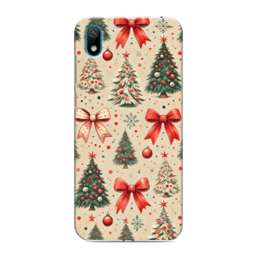 Силиконовый чехол на Huawei Y5 (2019) с принтом Новый год
