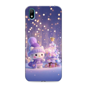 Силиконовый чехол на Huawei Y5 (2019) с принтом Новый год