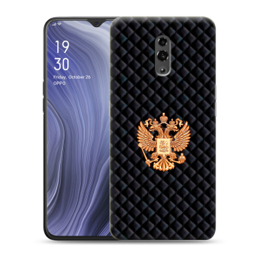 Пластиковый чехол на OPPO Reno Z с принтом Герб России принт