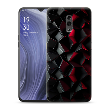 Пластиковый чехол на OPPO Reno Z с принтом Абстракция
