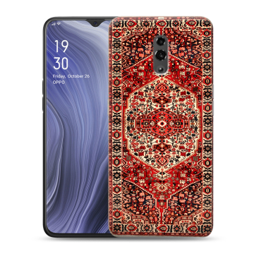 Пластиковый чехол на OPPO Reno Z с принтом Ковер