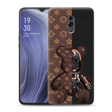 Пластиковый чехол на OPPO Reno Z с принтом Луи робот